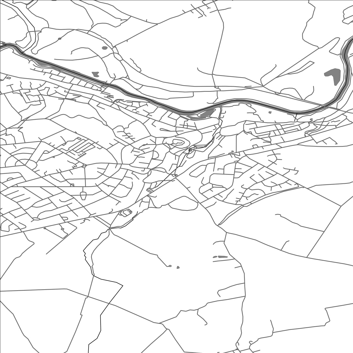 ROAD MAP OF CONISBROUGH, UNITED KINGDOM BY MAPBAKES