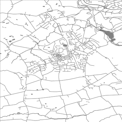 ROAD MAP OF COPPULL, UNITED KINGDOM BY MAPBAKES