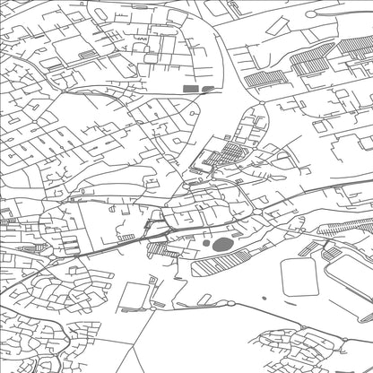 ROAD MAP OF CORBY, UNITED KINGDOM BY MAPBAKES