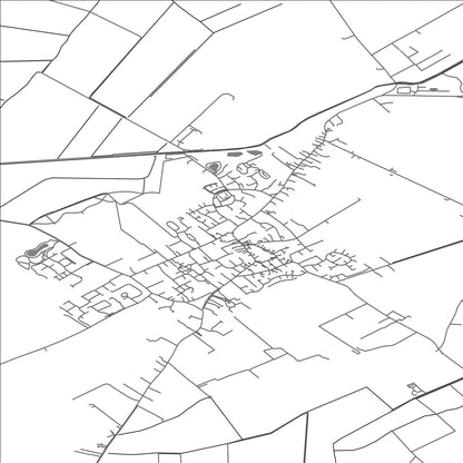 ROAD MAP OF COTTENHAM, UNITED KINGDOM BY MAPBAKES