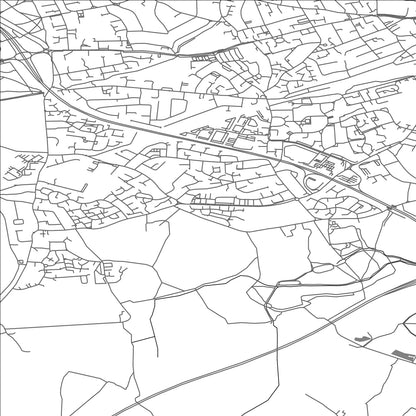 ROAD MAP OF COX GREEN, UNITED KINGDOM BY MAPBAKES