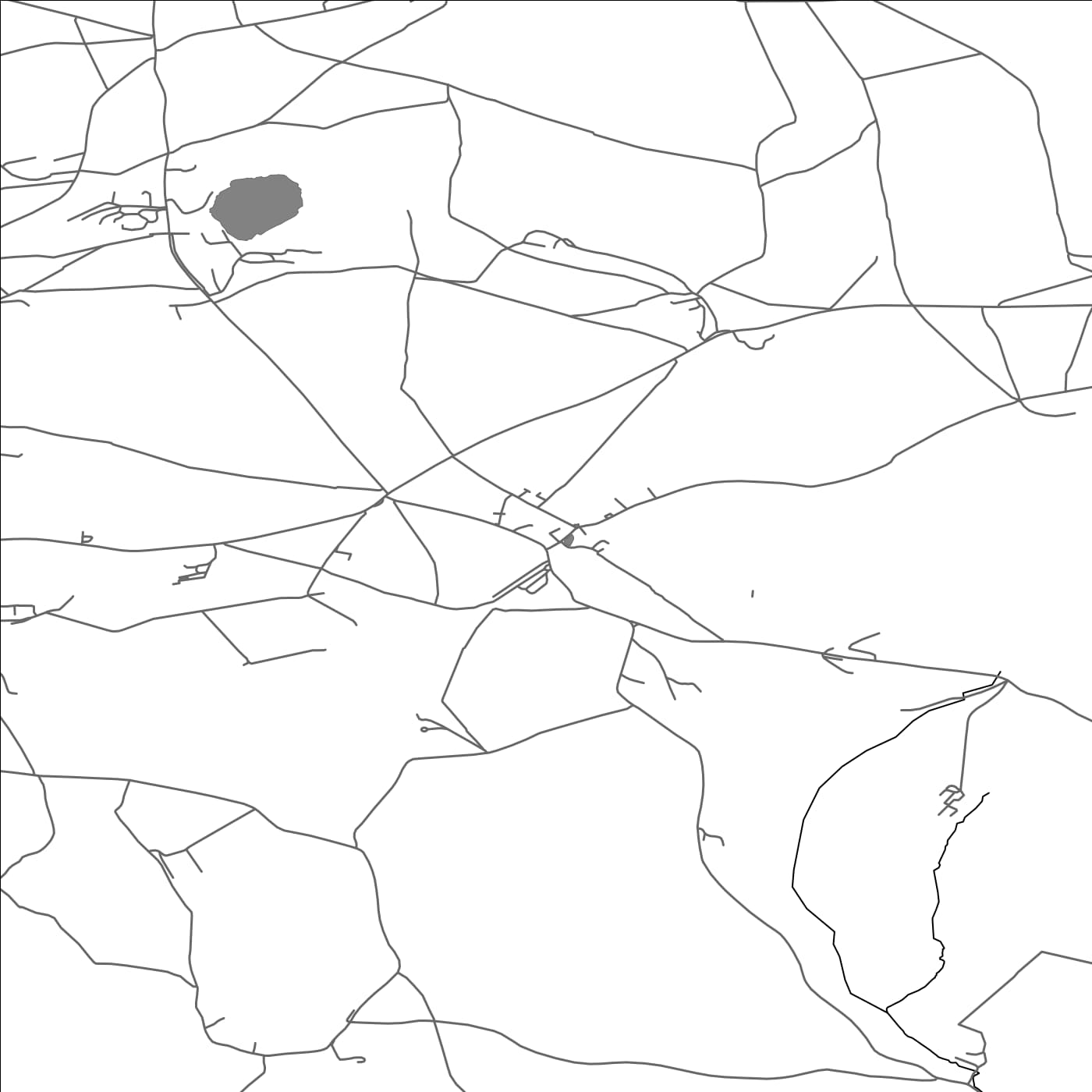 ROAD MAP OF CRANMORE, UNITED KINGDOM BY MAPBAKES