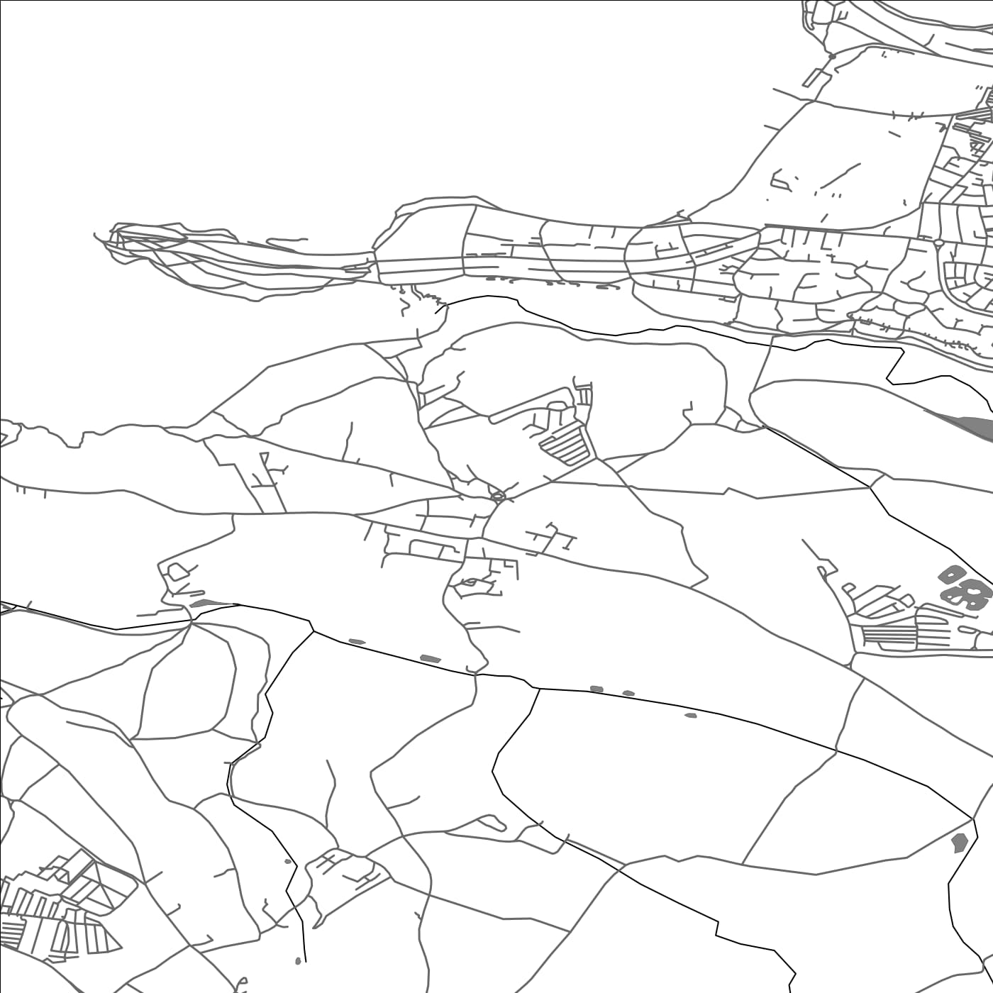 ROAD MAP OF CRANTOCK, UNITED KINGDOM BY MAPBAKES