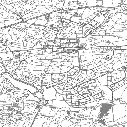 ROAD MAP OF CRAWLEY, UNITED KINGDOM BY MAPBAKES