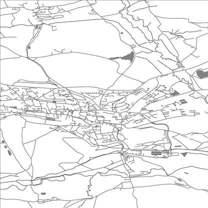 ROAD MAP OF CREDITON, UNITED KINGDOM BY MAPBAKES