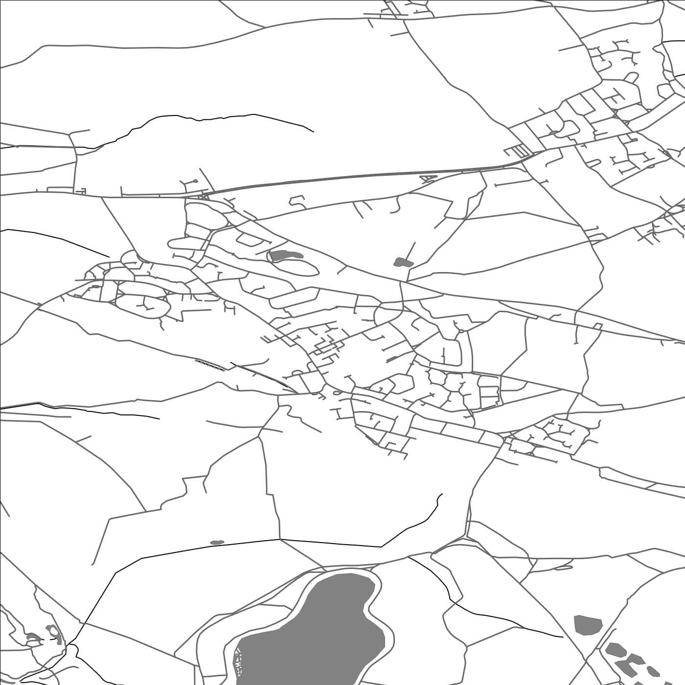 ROAD MAP OF CROFTON, UNITED KINGDOM BY MAPBAKES