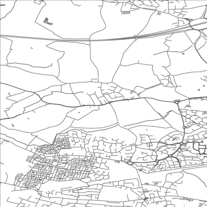 ROAD MAP OF CRONTON, UNITED KINGDOM BY MAPBAKES