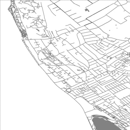 ROAD MAP OF CROSBY, UNITED KINGDOM BY MAPBAKES