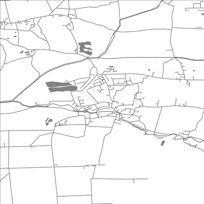 ROAD MAP OF CROSTON, UNITED KINGDOM BY MAPBAKES