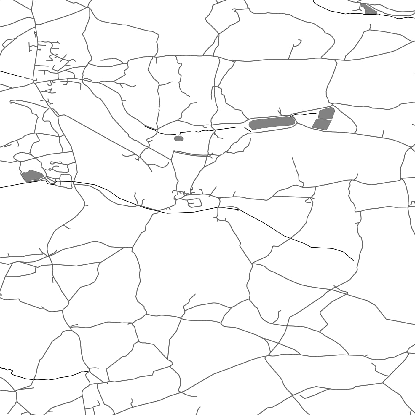 ROAD MAP OF CROWAN, UNITED KINGDOM BY MAPBAKES