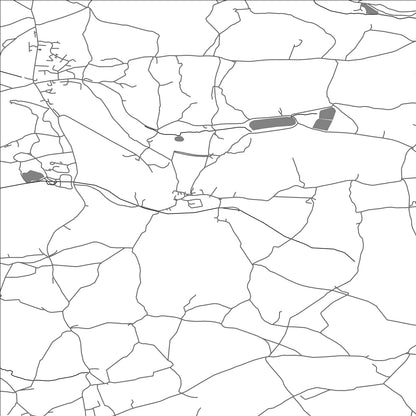 ROAD MAP OF CROWAN, UNITED KINGDOM BY MAPBAKES