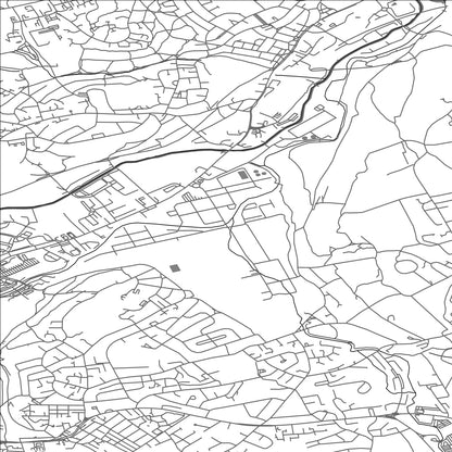 ROAD MAP OF DALTON, UNITED KINGDOM BY MAPBAKES