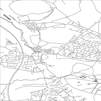 ROAD MAP OF DARTON, UNITED KINGDOM BY MAPBAKES