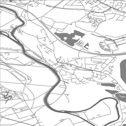 ROAD MAP OF DATCHET, UNITED KINGDOM BY MAPBAKES