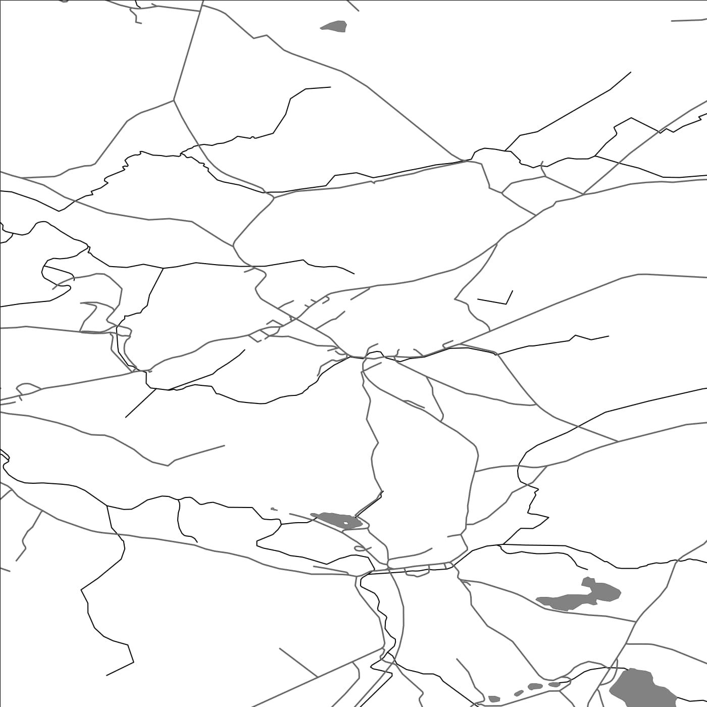 ROAD MAP OF DEAN, UNITED KINGDOM BY MAPBAKES