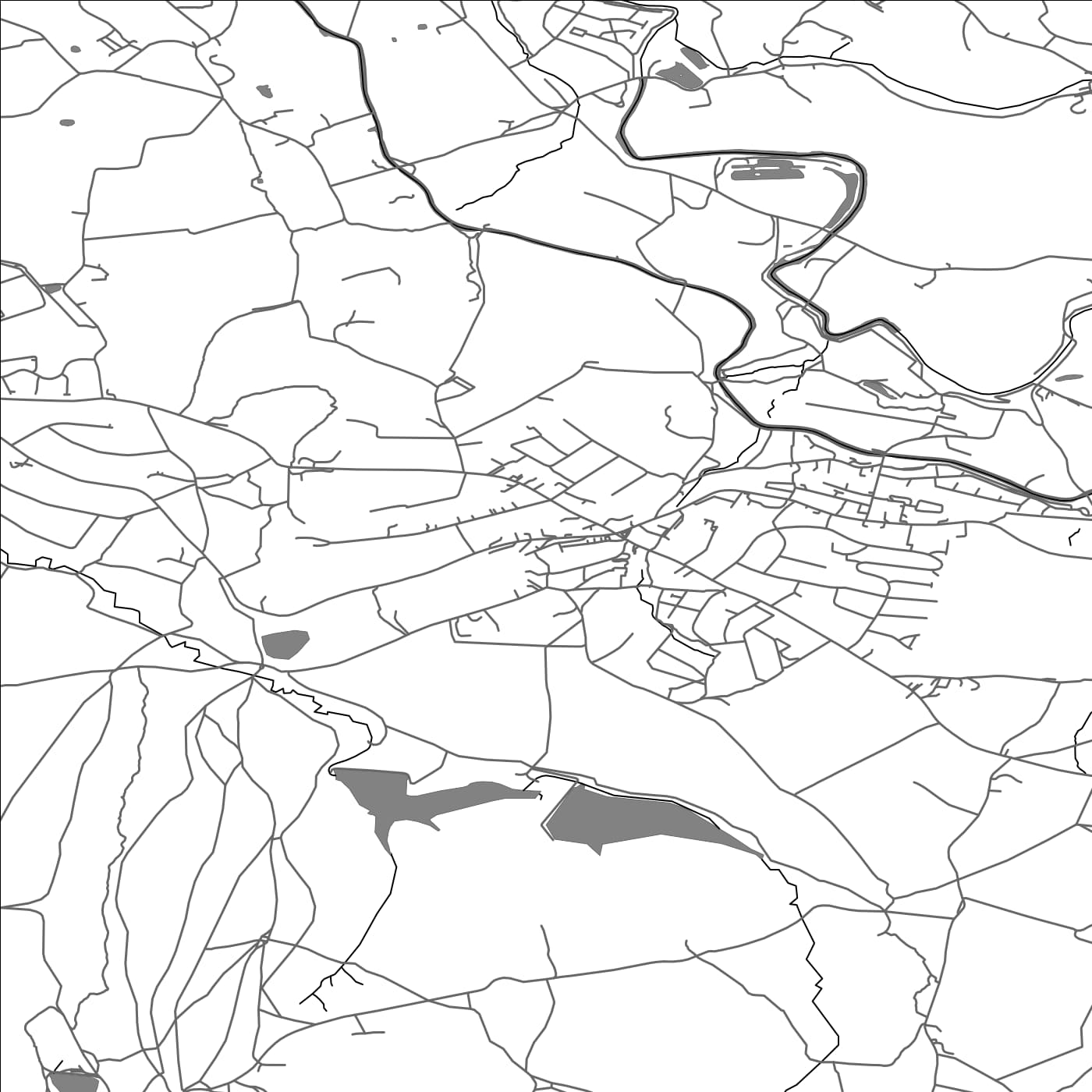 ROAD MAP OF DISLEY, UNITED KINGDOM BY MAPBAKES