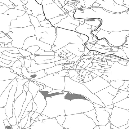 ROAD MAP OF DISLEY, UNITED KINGDOM BY MAPBAKES