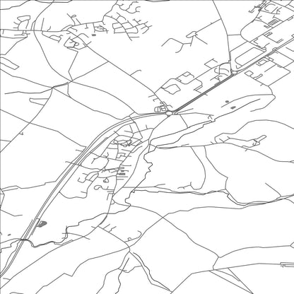 ROAD MAP OF DISTINGTON, UNITED KINGDOM BY MAPBAKES