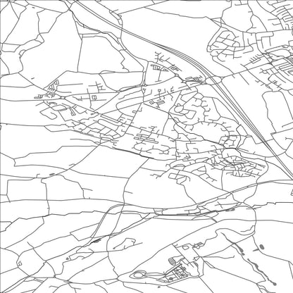 ROAD MAP OF DODWORTH, UNITED KINGDOM BY MAPBAKES