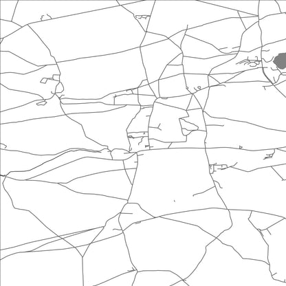 ROAD MAP OF DOULTING, UNITED KINGDOM BY MAPBAKES