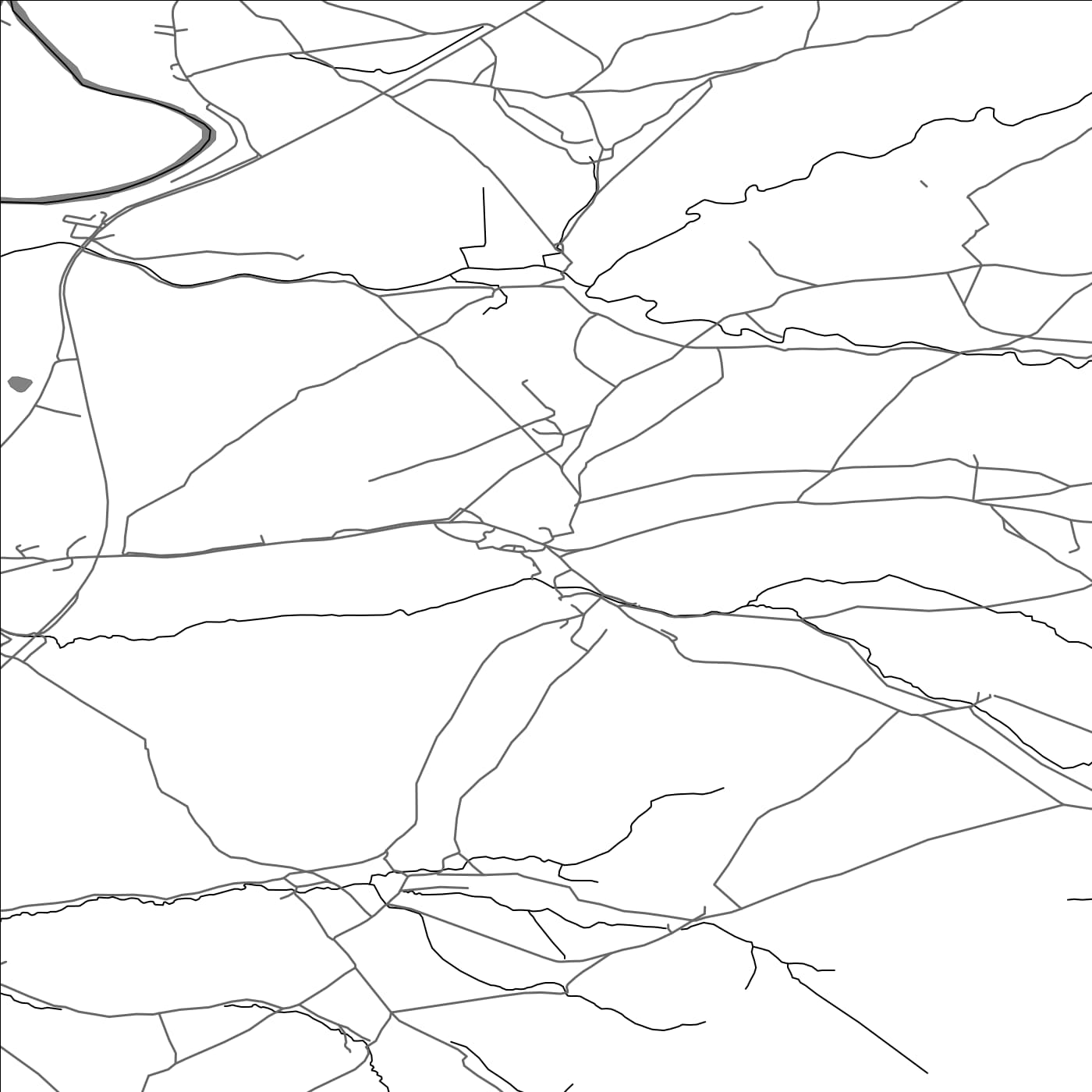 ROAD MAP OF DOWNHAM, UNITED KINGDOM BY MAPBAKES