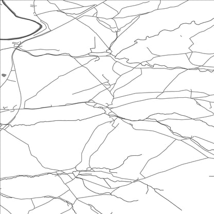 ROAD MAP OF DOWNHAM, UNITED KINGDOM BY MAPBAKES