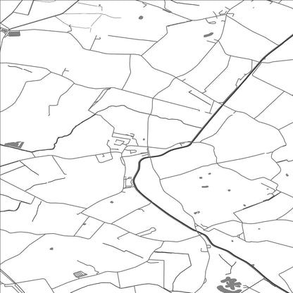 ROAD MAP OF DOWNHOLLAND, UNITED KINGDOM BY MAPBAKES