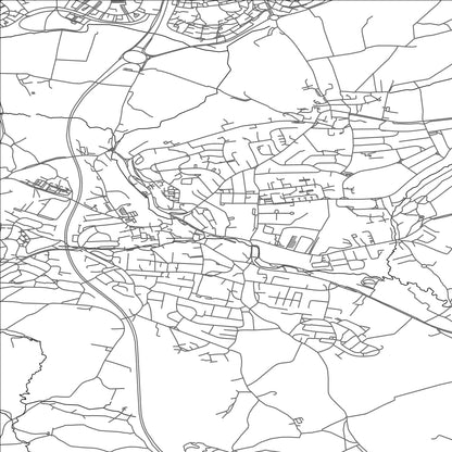 ROAD MAP OF DRONFIELD, UNITED KINGDOM BY MAPBAKES