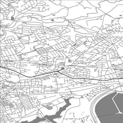 ROAD MAP OF DROYLSDEN, UNITED KINGDOM BY MAPBAKES