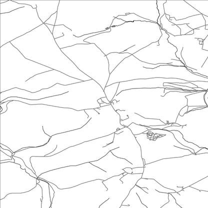 ROAD MAP OF DULOE, UNITED KINGDOM BY MAPBAKES