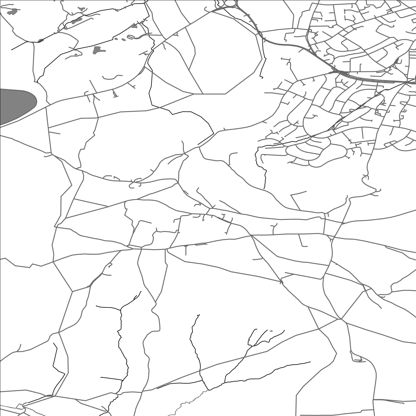 ROAD MAP OF DUNDRY, UNITED KINGDOM BY MAPBAKES