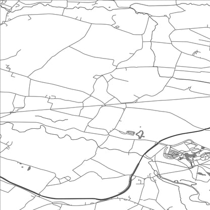 ROAD MAP OF DUNHAM MASSEY, UNITED KINGDOM BY MAPBAKES