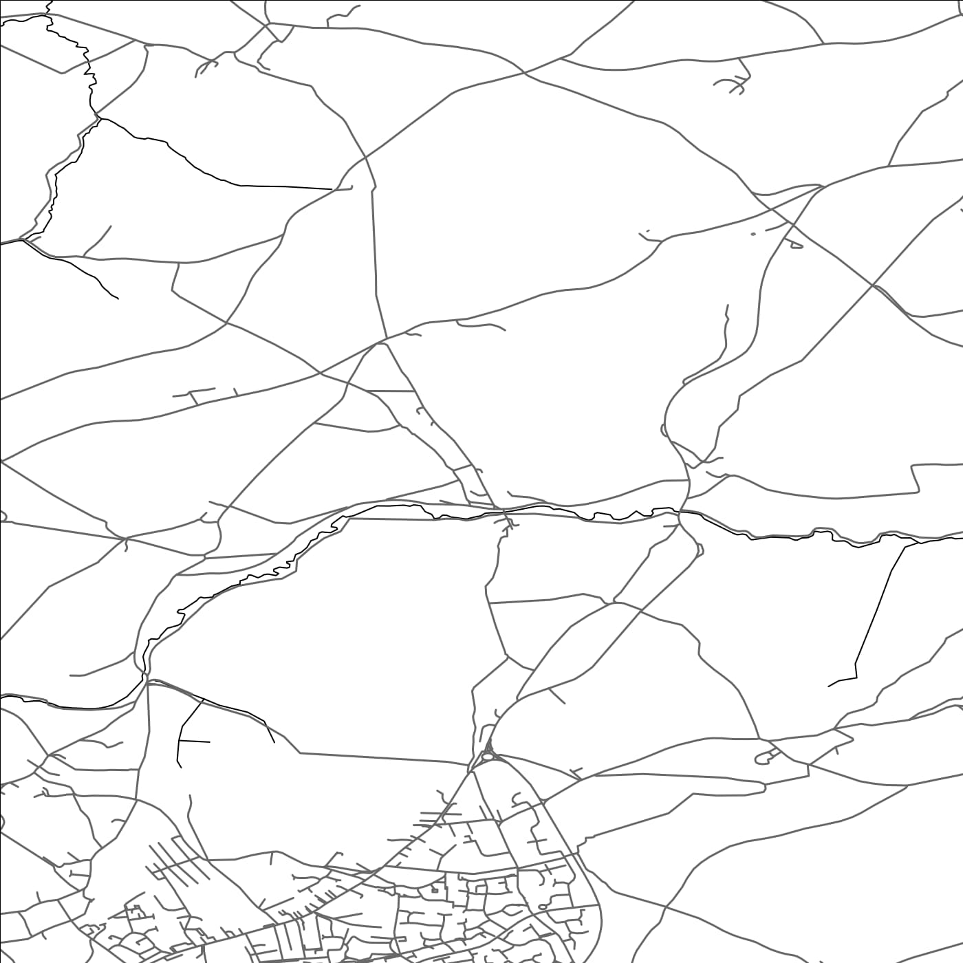 ROAD MAP OF DUNKERTON AND TUNLEY, UNITED KINGDOM BY MAPBAKES