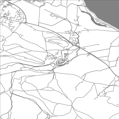 ROAD MAP OF DUNSTER, UNITED KINGDOM BY MAPBAKES