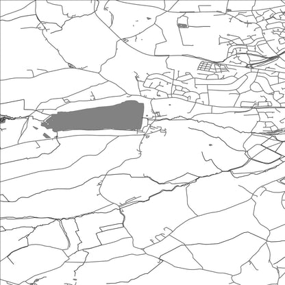 ROAD MAP OF DURLEIGH, UNITED KINGDOM BY MAPBAKES