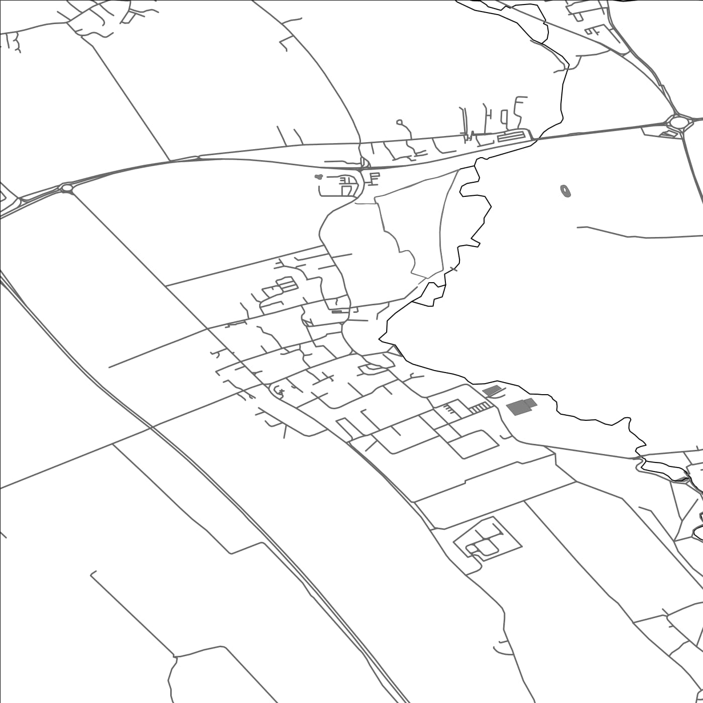 ROAD MAP OF DUXFORD, UNITED KINGDOM BY MAPBAKES