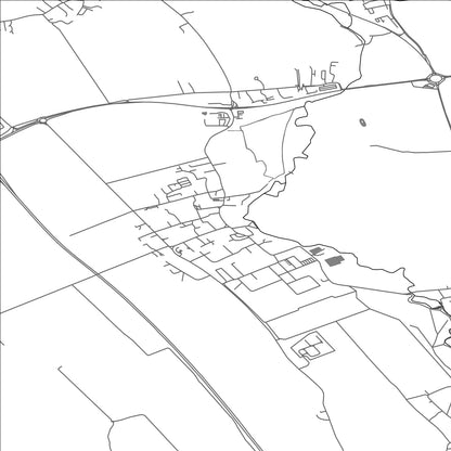 ROAD MAP OF DUXFORD, UNITED KINGDOM BY MAPBAKES