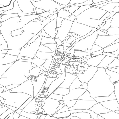 ROAD MAP OF EARBY, UNITED KINGDOM BY MAPBAKES