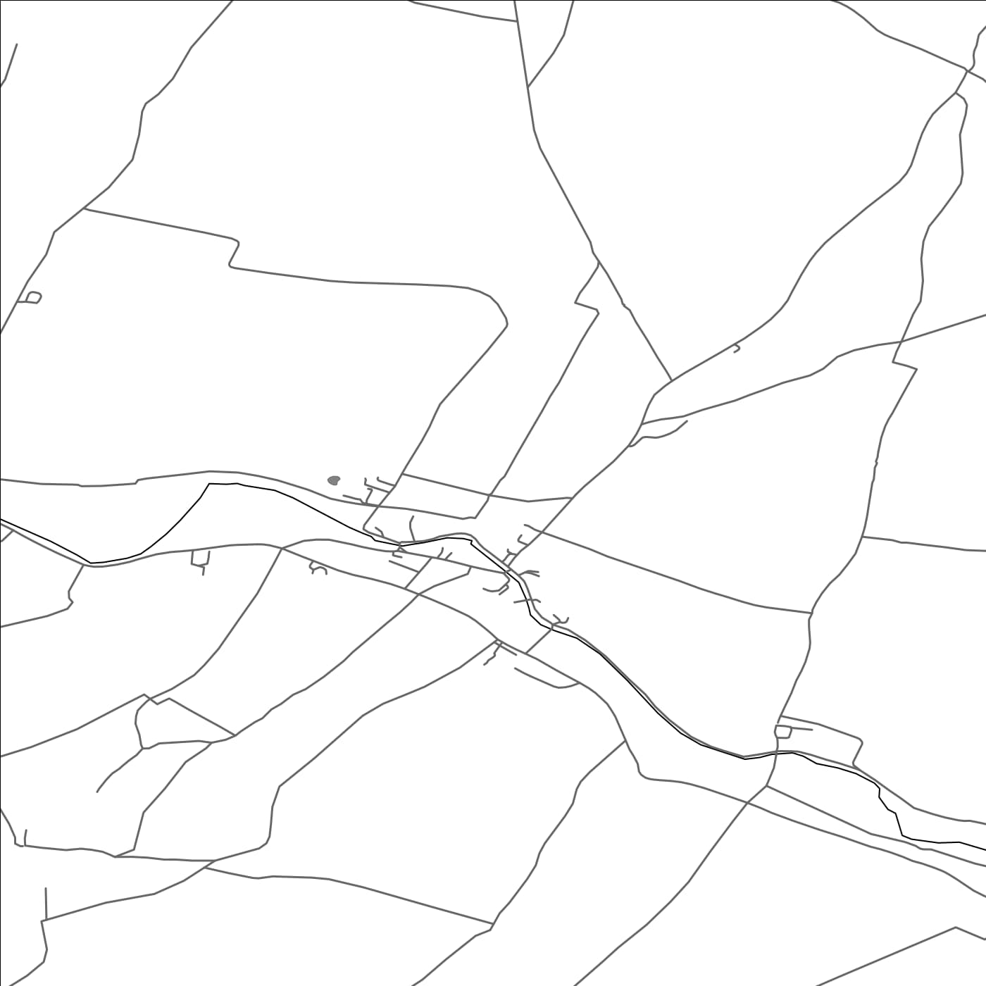 ROAD MAP OF EAST GARSTON, UNITED KINGDOM BY MAPBAKES