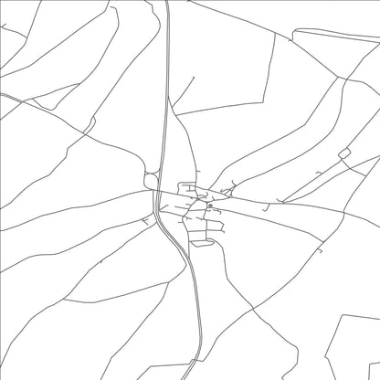 ROAD MAP OF EAST ILSLEY, UNITED KINGDOM BY MAPBAKES