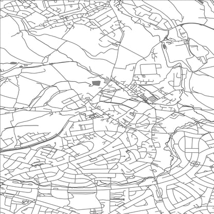 ROAD MAP OF ECCLESFIELD, UNITED KINGDOM BY MAPBAKES