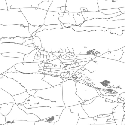 ROAD MAP OF ECCLESTON, UNITED KINGDOM BY MAPBAKES