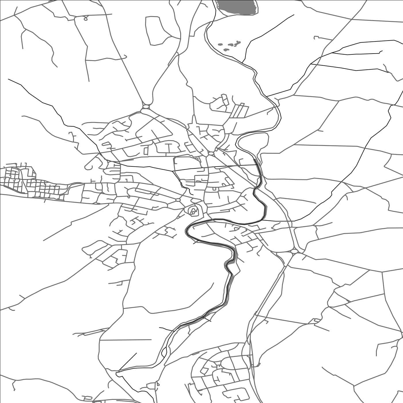 ROAD MAP OF EGREMONT, UNITED KINGDOM BY MAPBAKES