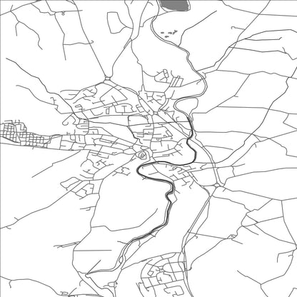 ROAD MAP OF EGREMONT, UNITED KINGDOM BY MAPBAKES