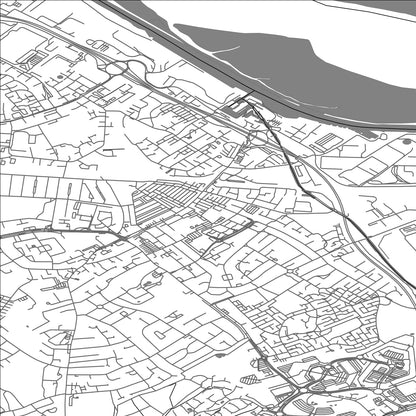 ROAD MAP OF ELLESMERE PORT, UNITED KINGDOM BY MAPBAKES