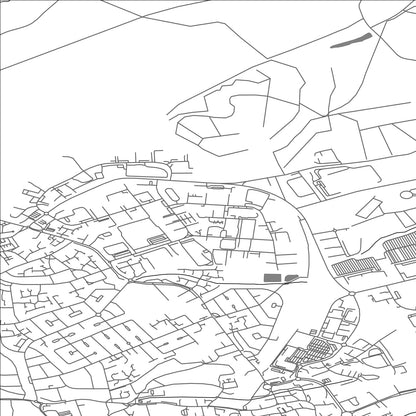 ROAD MAP OF ELM, UNITED KINGDOM BY MAPBAKES