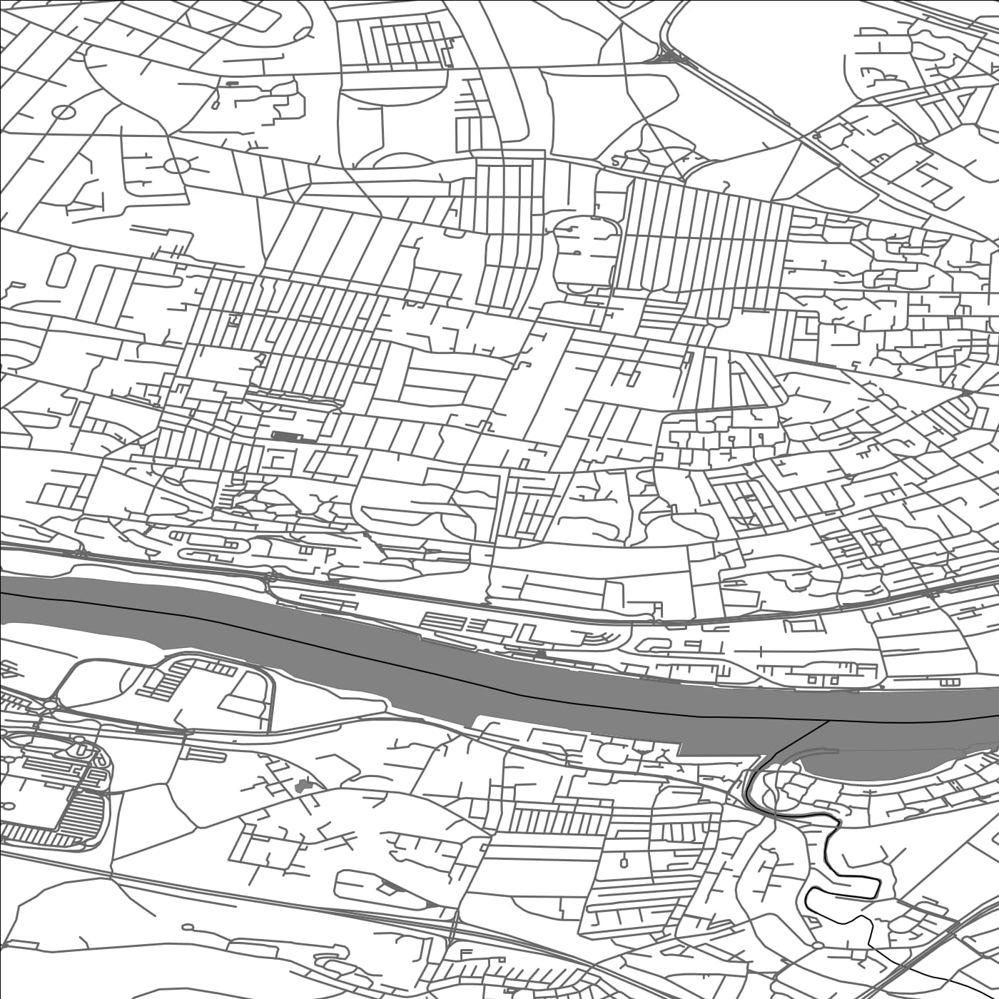 ROAD MAP OF ELSWICK, UNITED KINGDOM BY MAPBAKES