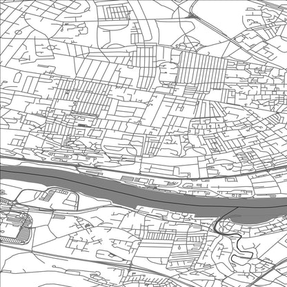 ROAD MAP OF ELSWICK, UNITED KINGDOM BY MAPBAKES