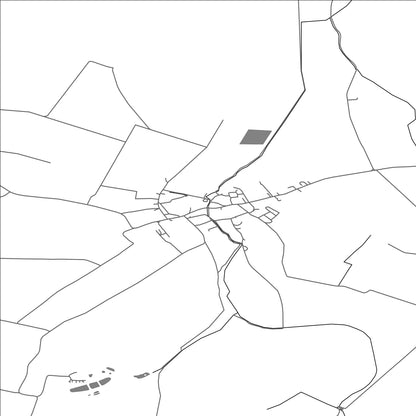 ROAD MAP OF ELSWORTH, UNITED KINGDOM BY MAPBAKES