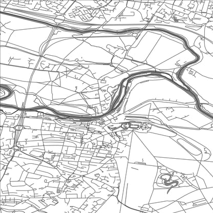 ROAD MAP OF ETON, UNITED KINGDOM BY MAPBAKES